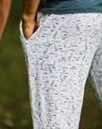 Men's Organic Pima Cotton Pajama Pants – Happy Heron Print Gray Heron