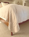 Oat All-Season Organic Muslin King Blanket Adult Organic Cotton Muslin Blanket Gray Heron