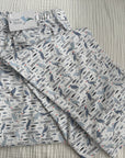 Men's Organic Pima Cotton Pajama Pants - Happy Heron Print Gray Heron M
