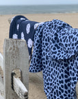 Whimsy & Snow All-Season Organic Muslin Throw Blanket Organic Cotton Muslin Blanket Gray Heron