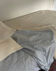 Dye-Free Natural All-Season Organic Muslin Queen Blanket Adult Organic Cotton Muslin Blanket Gray Heron