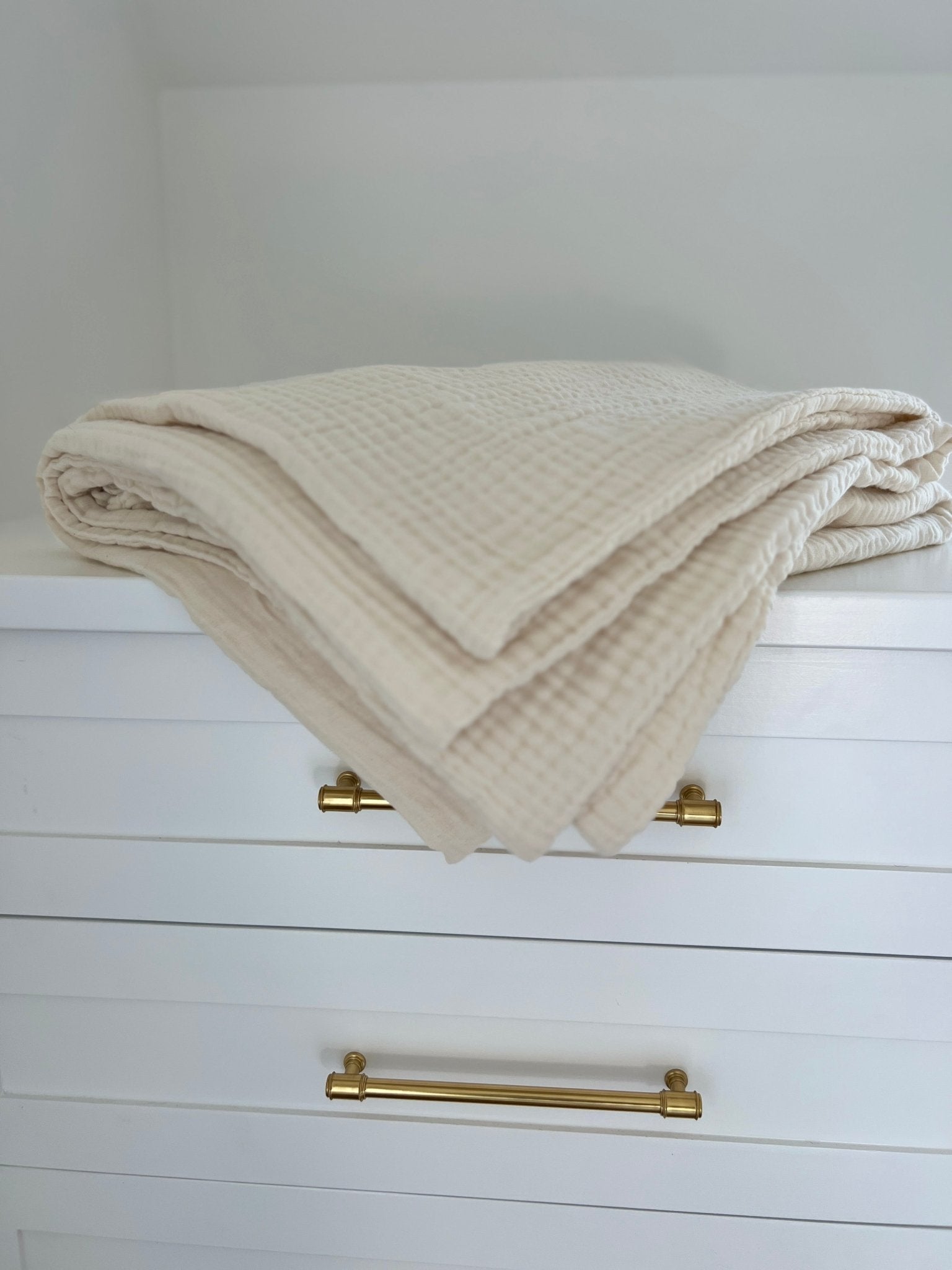 Dye-Free Natural All-Season Organic Muslin Throw Blanket Organic Cotton Muslin Blanket Gray Heron