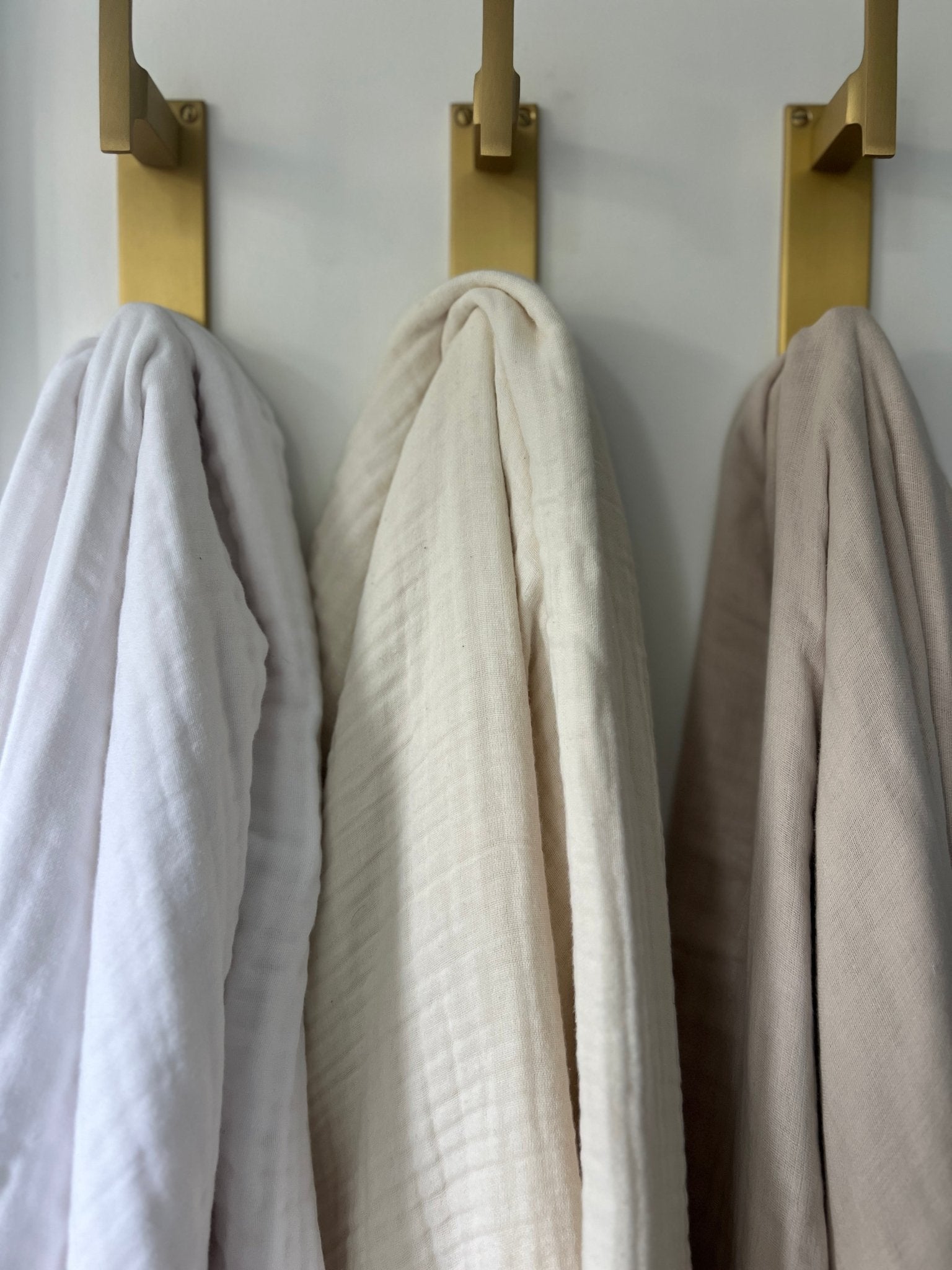 Dye-Free Natural All-Season Organic Muslin Throw Blanket Organic Cotton Muslin Blanket Gray Heron