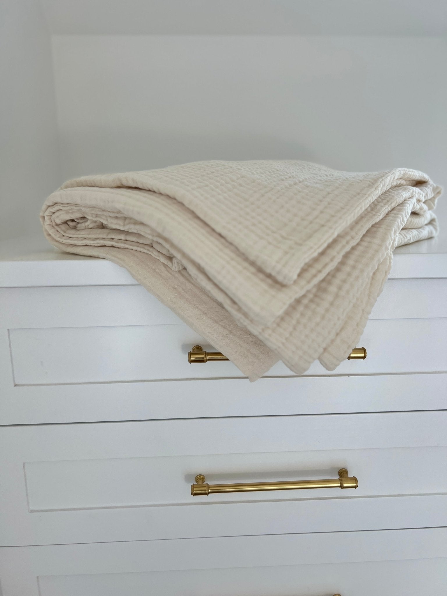 Dye-Free Natural All-Season Organic Muslin Twin Blanket Organic Cotton Muslin Blanket Gray Heron