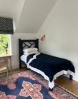 Navy & Snow All-Season Organic Muslin Twin Blanket Sale Organic Cotton Muslin Blanket Gray Heron