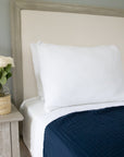 Navy & Snow All-Season Organic Muslin Twin Blanket Sale Organic Cotton Muslin Blanket Gray Heron