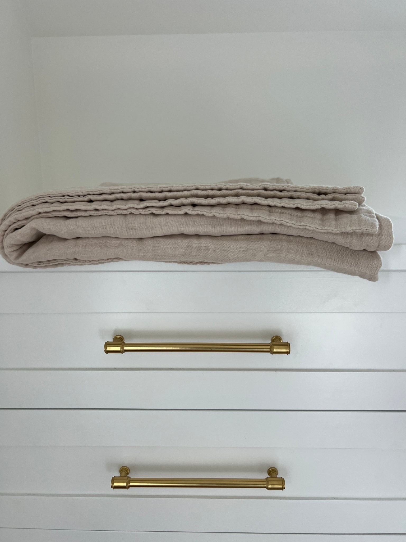 Oat Summer-Weight Organic Muslin Oversized Throw Blanket Adult Organic Cotton Muslin Blanket Gray Heron
