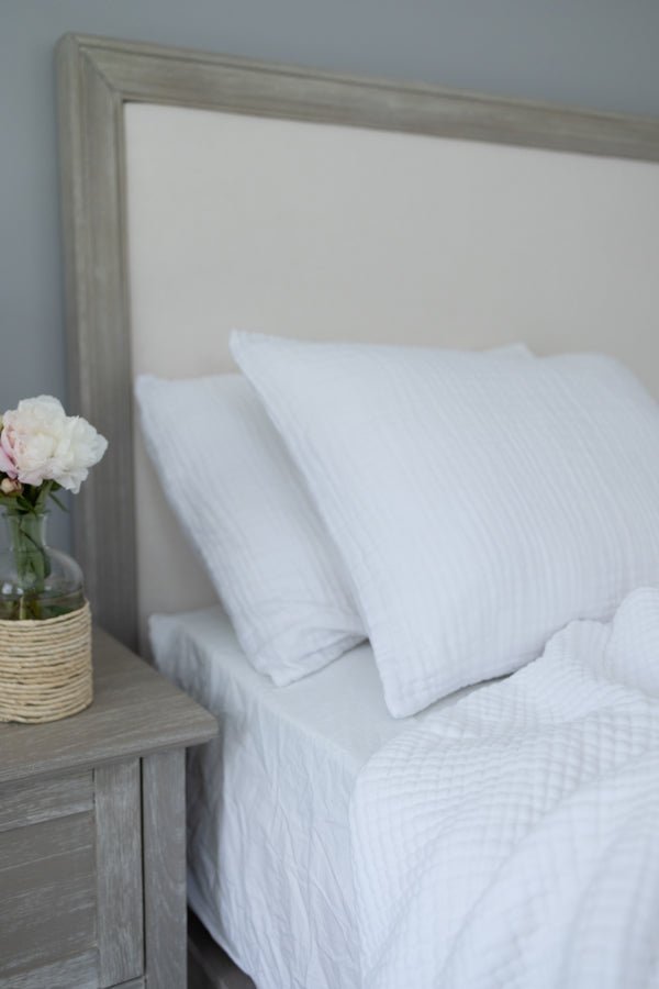 Snow All-Season Organic Muslin Queen Blanket Adult Organic Cotton Muslin Blanket Gray Heron
