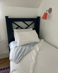 Snow Summer Weight Organic Muslin Twin Blanket Adult Organic Cotton Muslin Blanket Gray Heron
