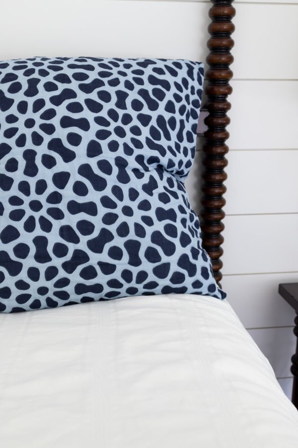 Whimsy 22" Organic Pillow Cover Sale Gray Heron