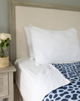 Whimsy & Snow All-Season Organic Queen Blanket Adult Organic Cotton Muslin Blanket Gray Heron Blankets