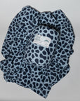Organic Muslin All-Season Oversized Throw/Twin Blanket - Whimsy Print Organic Muslin Blanket Gray Heron