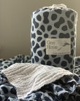 Whimsy & Snow All-Season Organic Muslin Twin Blanket Adult Organic Cotton Muslin Blanket Gray Heron Blankets