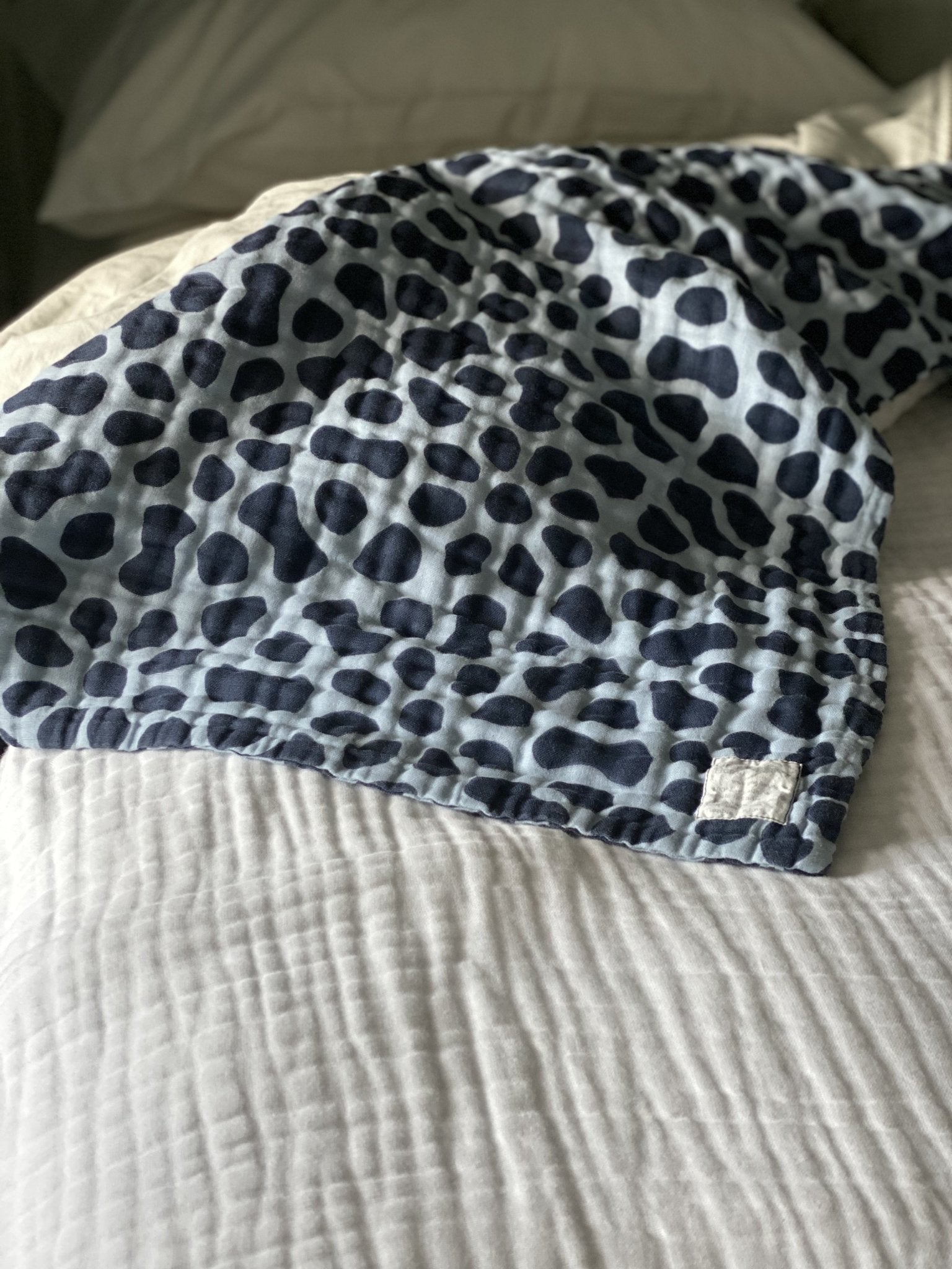 Whimsy & Snow All-Season Organic Muslin Twin Blanket Adult Organic Cotton Muslin Blanket Gray Heron Blankets
