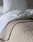 All-Season Organic Muslin Twin in Oat Gray Heron