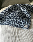 Whimsy & Snow All-Season Organic Queen Blanket Adult Organic Cotton Muslin Blanket Gray Heron Blankets