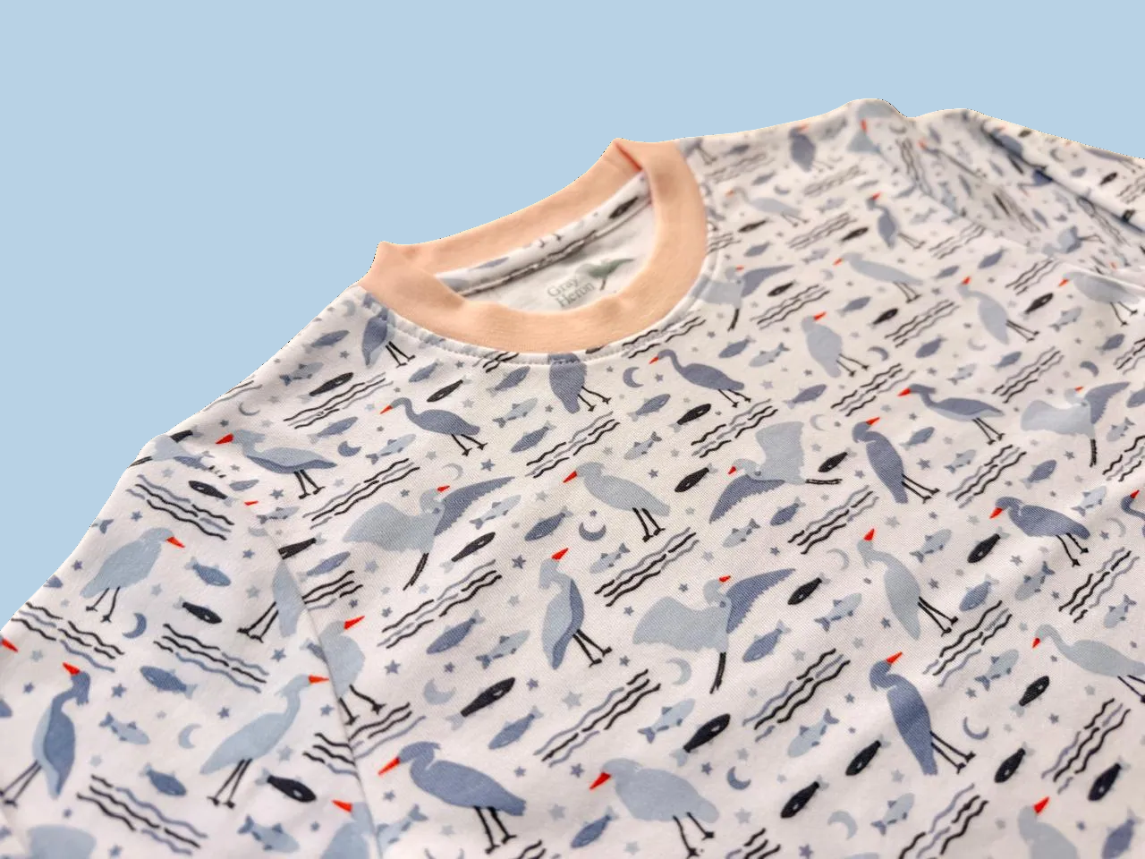 Introducing the Happy Heron Pajama Collection — Organic Pima Cotton, Designed by Happy Farrow