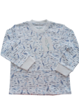 Organic Pima Toddler Pajama Set - Gray Heron 