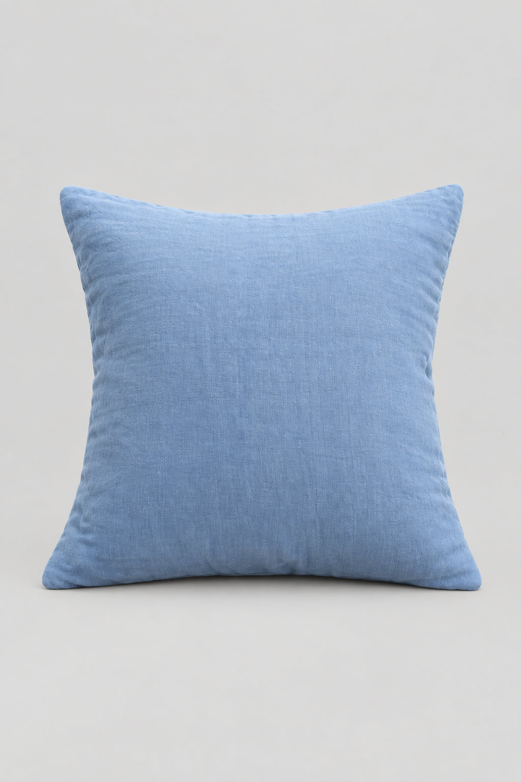 Organic Muslin Throw Pillow 22" - Slate Muslin Throw Pillow Gray Heron