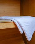 Organic Muslin All-Season Oversized Thrwo Blanket – Snow Organic Cotton Muslin Blanket Gray Heron