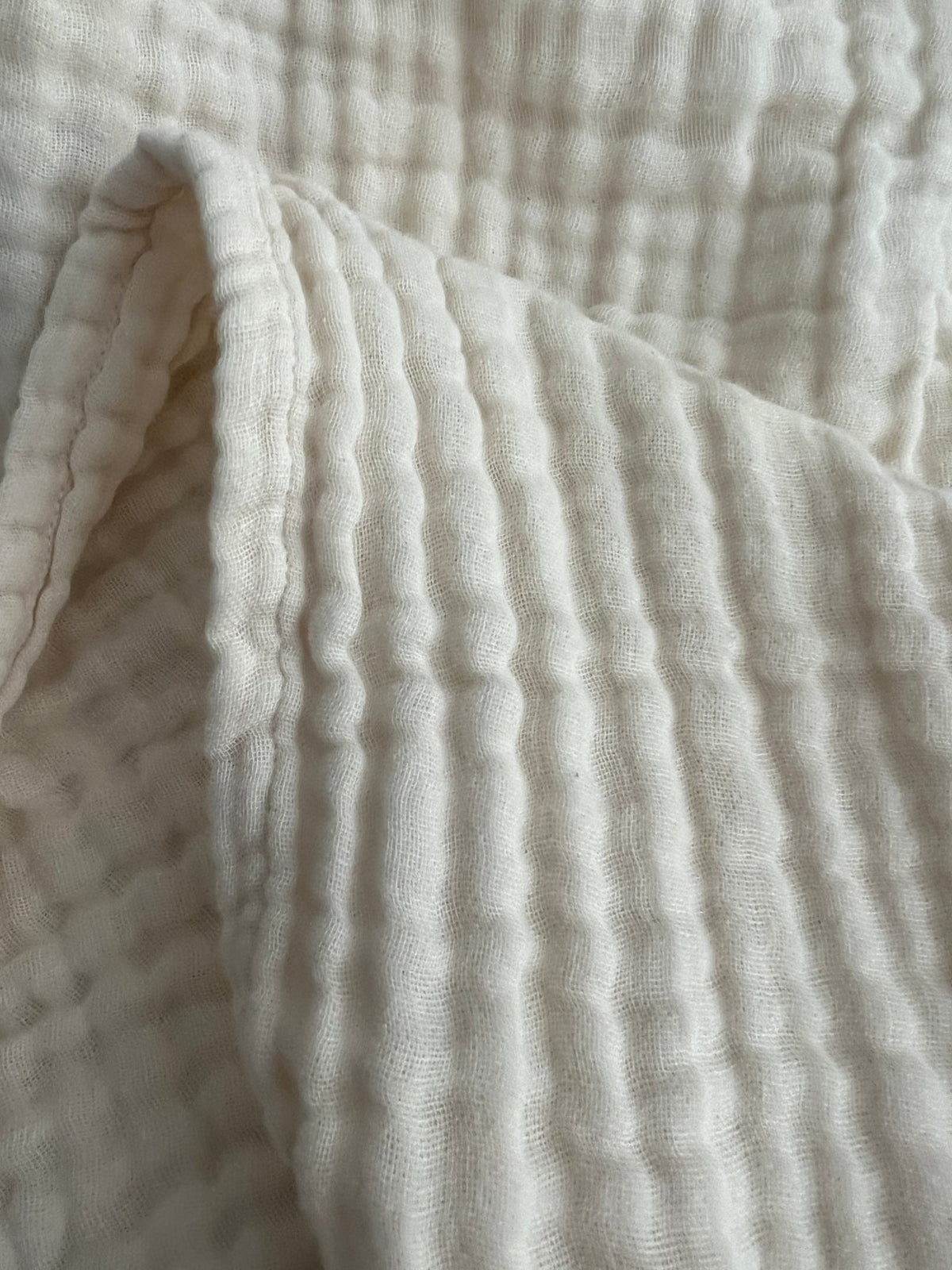 Summer Weight Organic Muslin Twin Blanket - Gray Heron